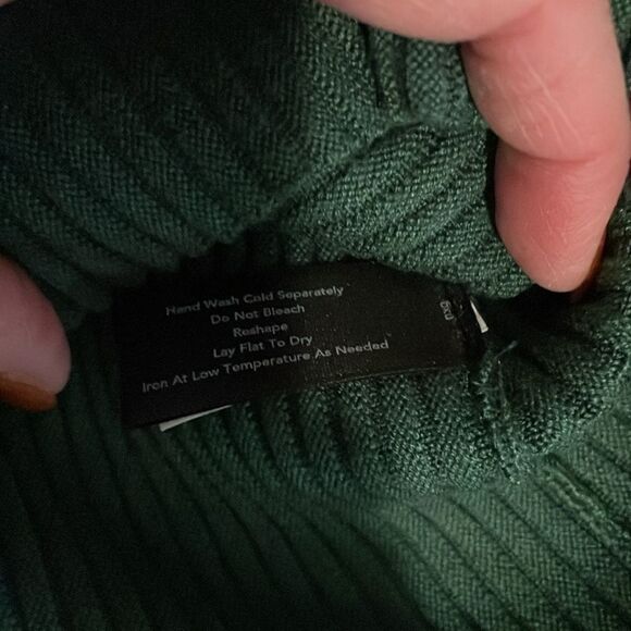 Boston Proper Embellished Illusion Mock Neck Sweater Size XXS - Picture 12 of 14